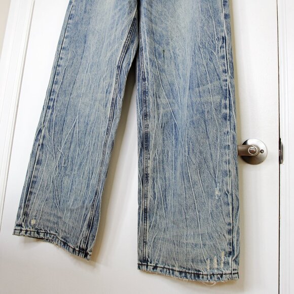 BNWT SS25 FOUND DISTRESSED FADED JEANS 32 - Picture 6 of 11